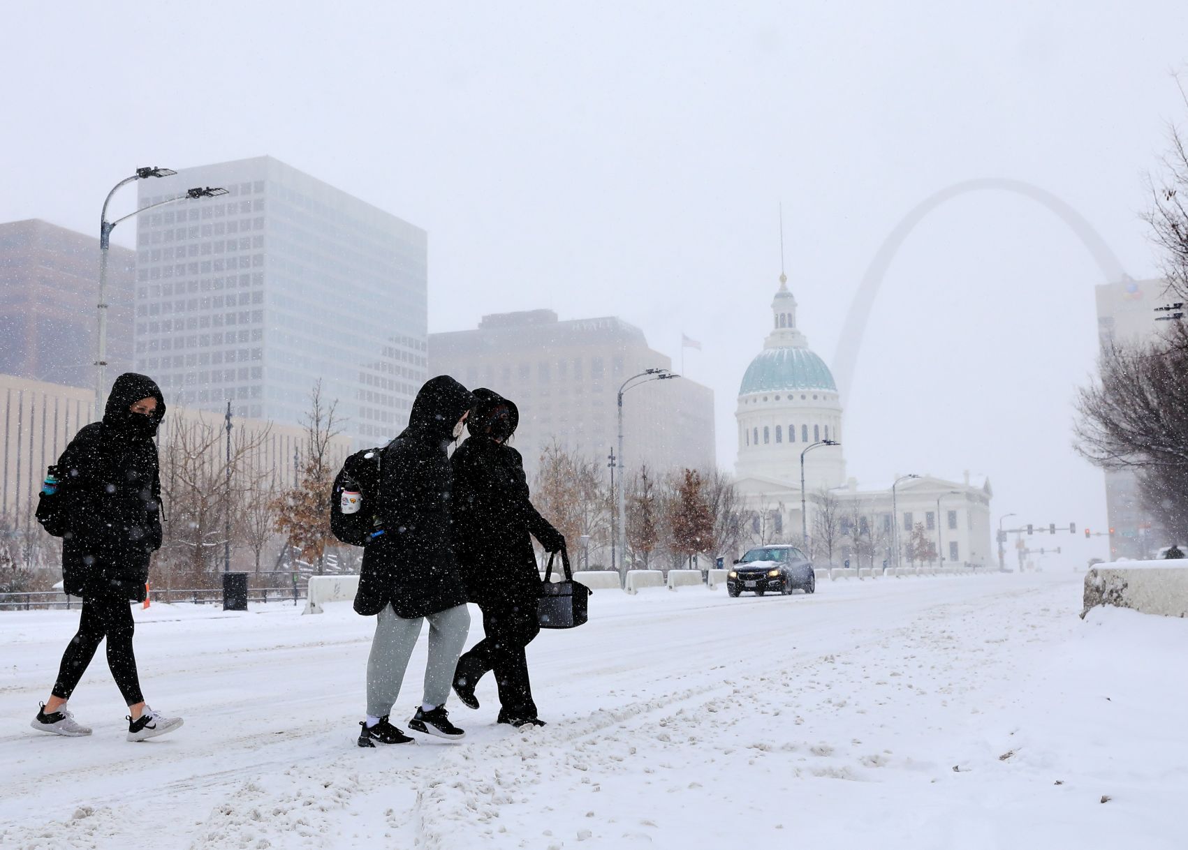 St. Louis snow storm and single digit cold snap